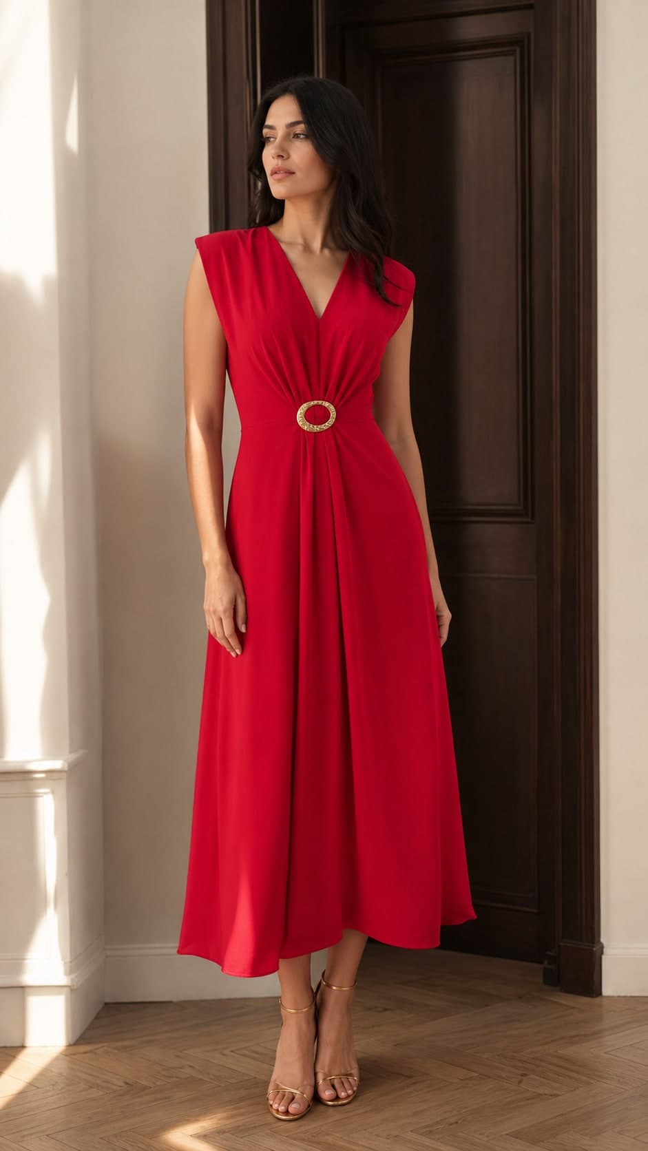 Carmine occasion dress