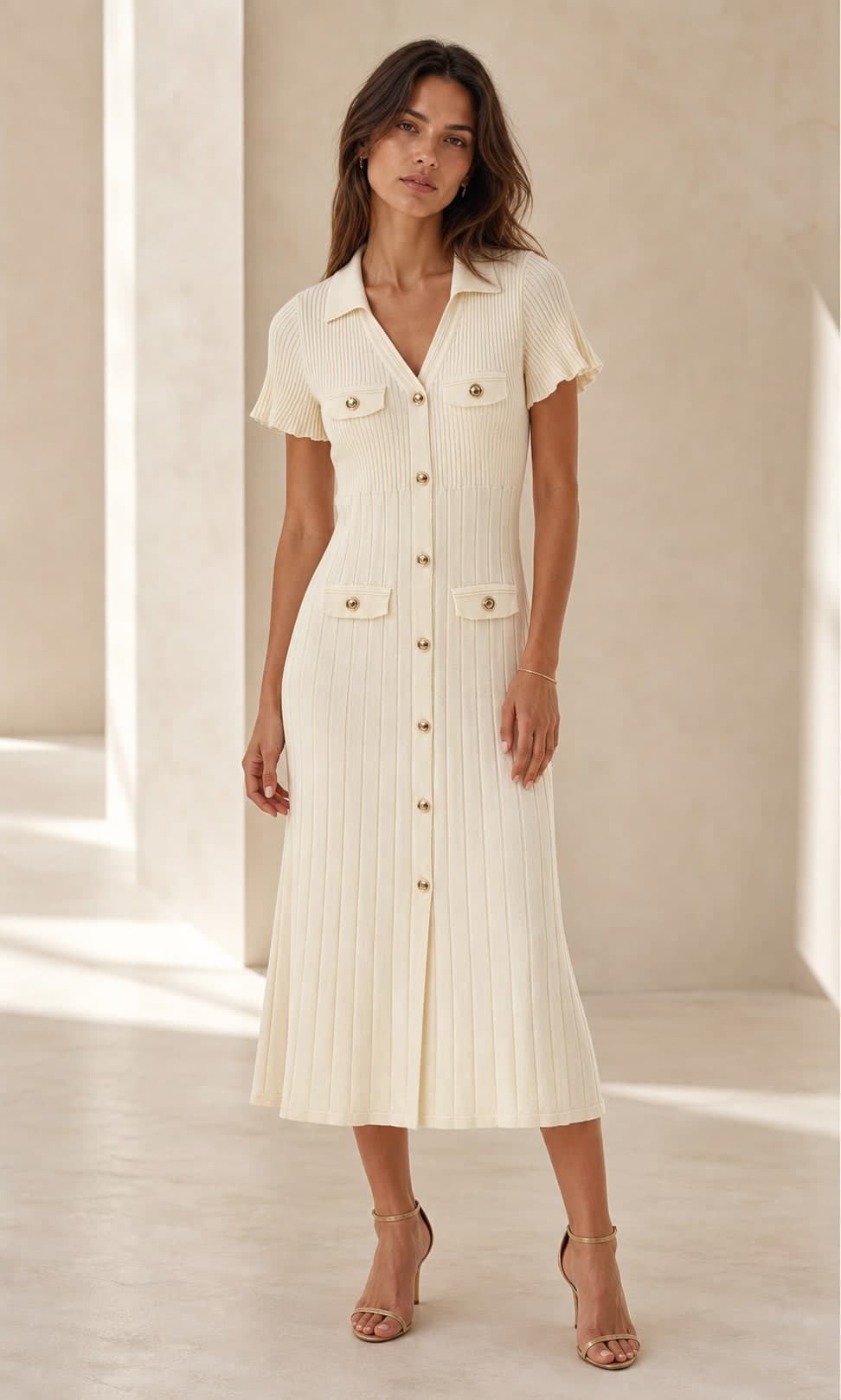 Selene knit midi dress
